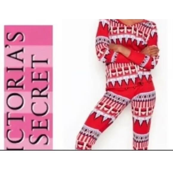 Victoria's Secret Other - 3 for $9 Victoria Secret Holiday Cotton Blend Pajama Pants XL